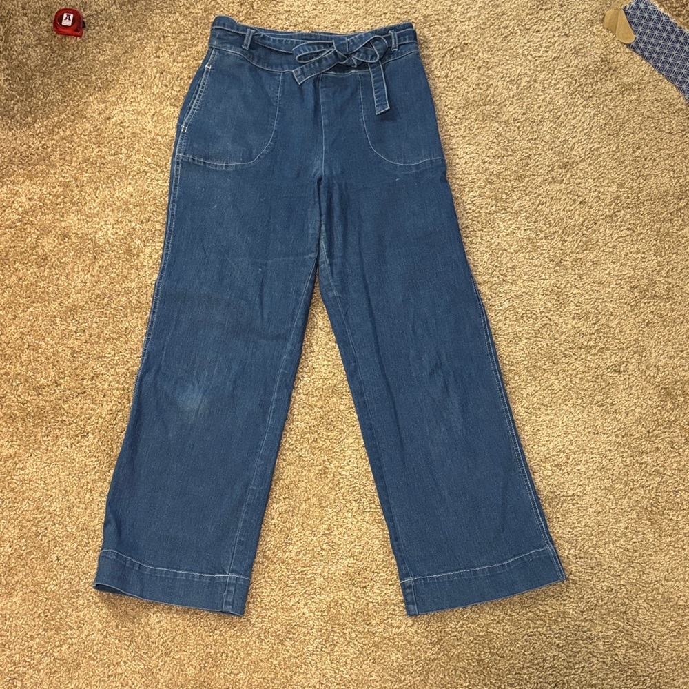 Mod Cloth Blue Wide-Leg Jeans